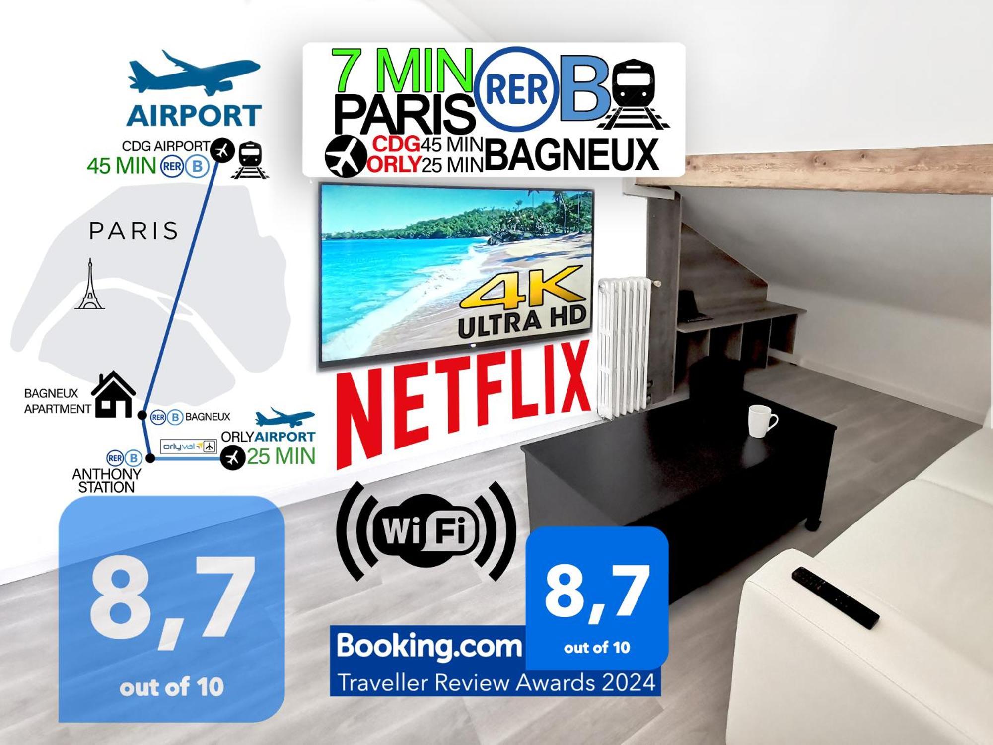 Bagneux Paris Confort Netflix Rer B 外观 照片